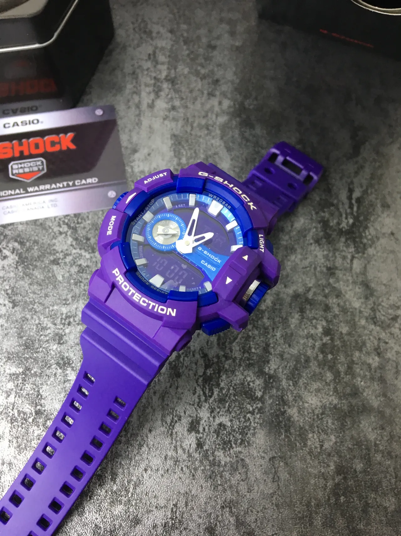 Casio G-Shock GA-100 Purple Rugged Sports Watch 7