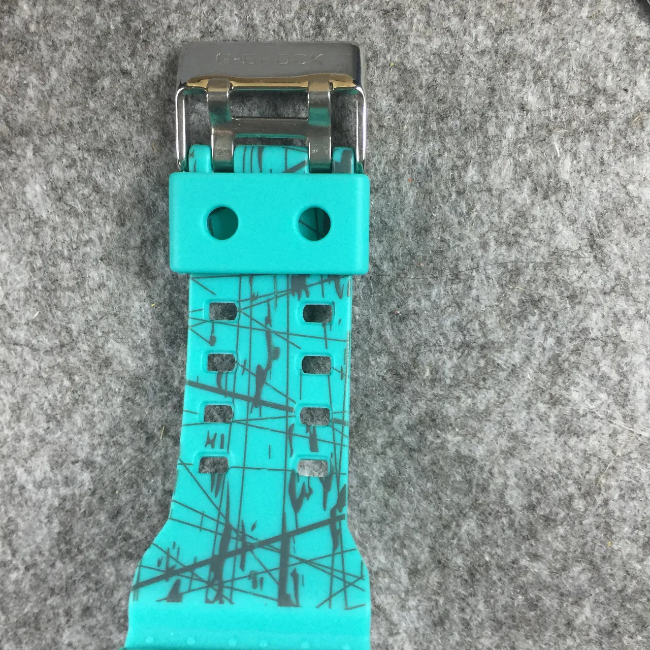 Casio G-Shock GA-110 Turquoise Camo Sports Watch 8