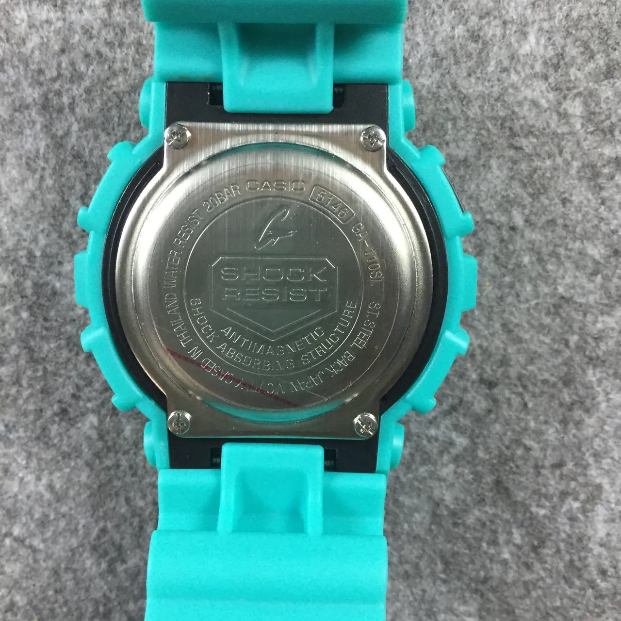 Casio G-Shock GA-110 Turquoise Camo Sports Watch 9
