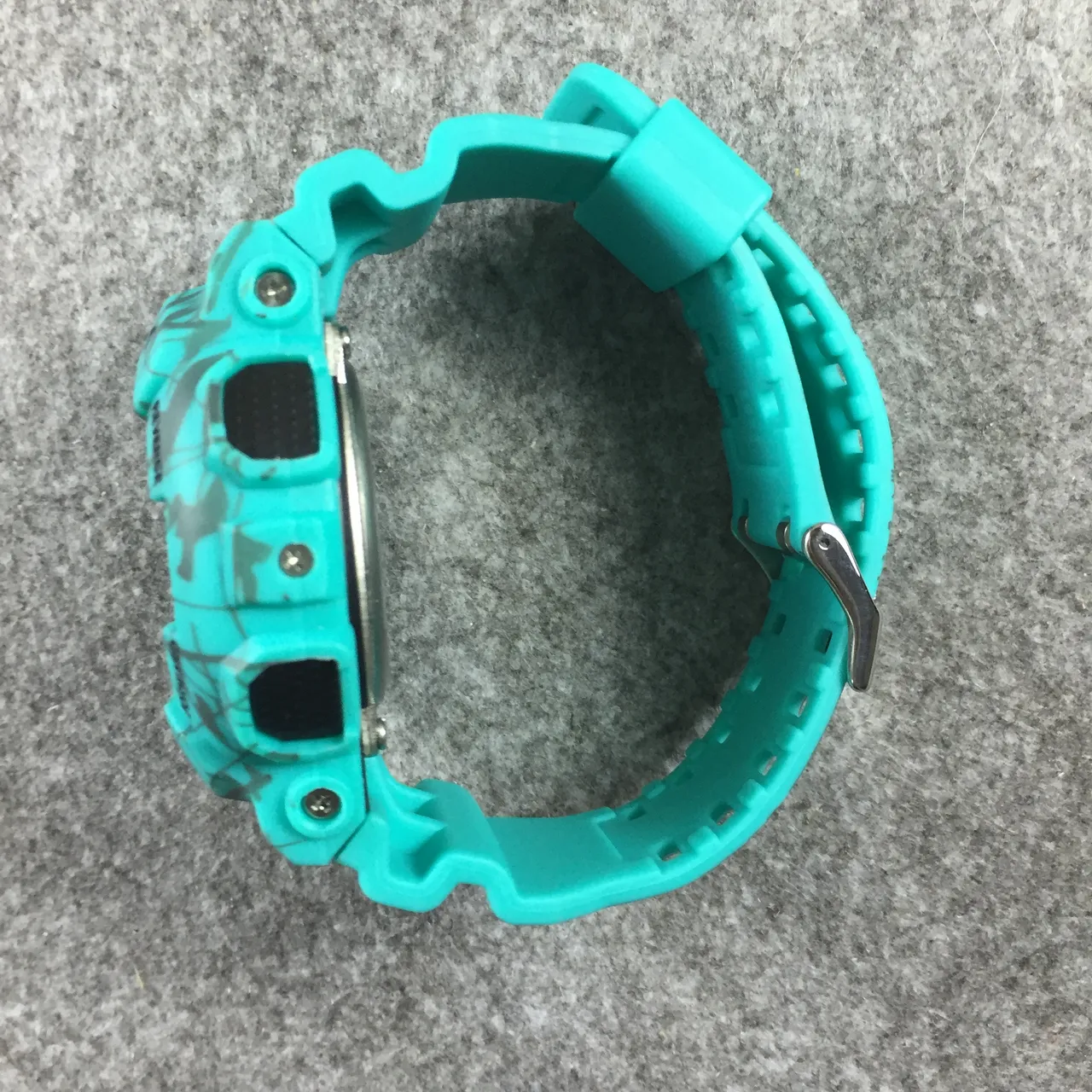 Casio G-Shock GA-110 Turquoise Camo Sports Watch 11