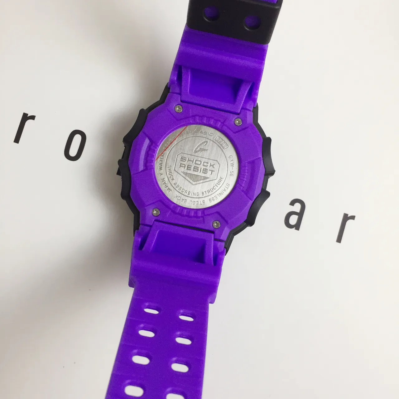 Casio G-Shock GA-2100 x DGK Bracelet violet montre sportive 5