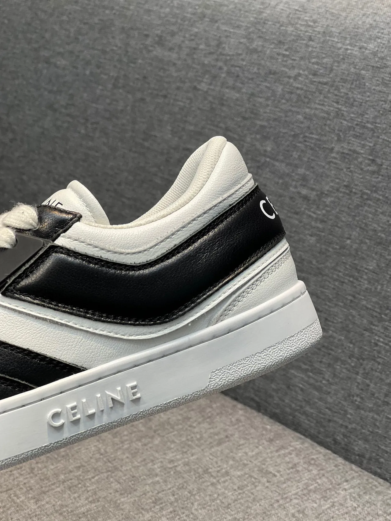 Celine CT-01 Z Trainer chaussures lifestyle noires et blanches 8