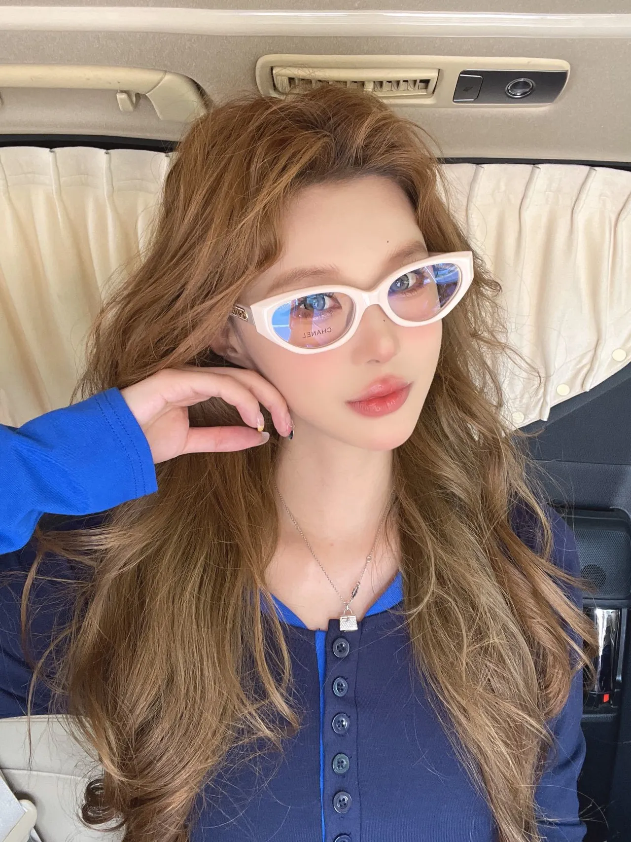 Chanel Brown Black Oval Frame Tortoiseshell Acetate Optical Glasses 2