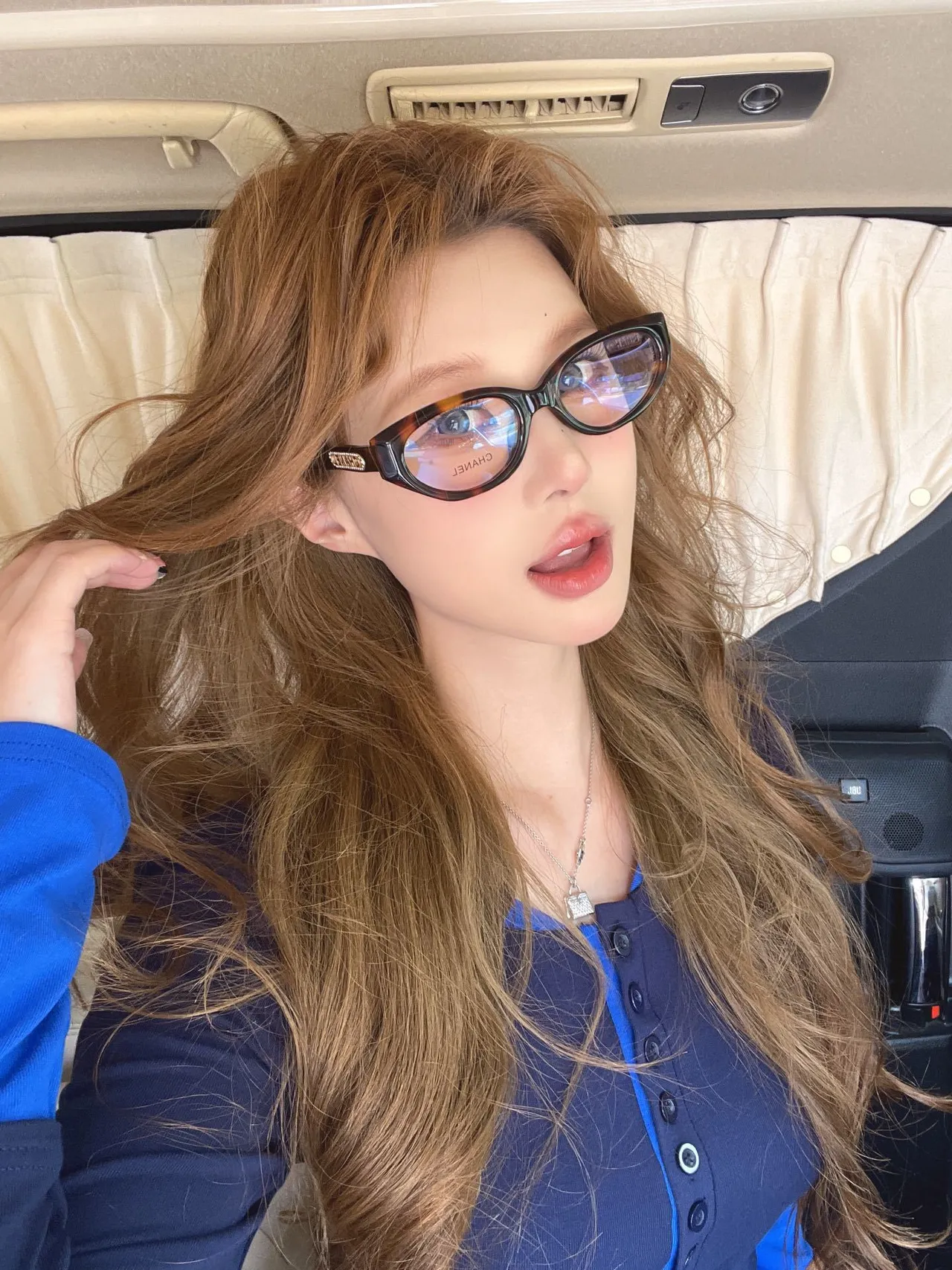 Chanel Brown Black Oval Frame Tortoiseshell Acetate Optical Glasses 4