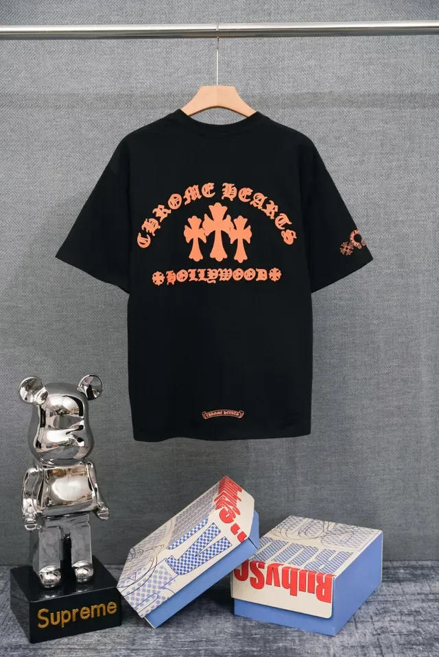 Chrome Hearts Embroidered Logo White T-Shirt 2