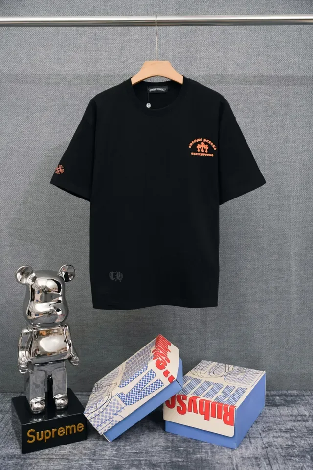 Chrome Hearts Embroidered Logo White T-Shirt 3