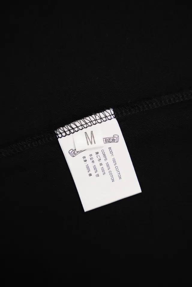 Chrome Hearts Fleur-de-Lis Embroidered Black T-Shirt 3