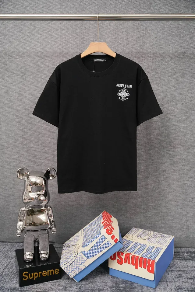 Chrome Hearts Malibu Hearts Graphic Print Black T-Shirt 2