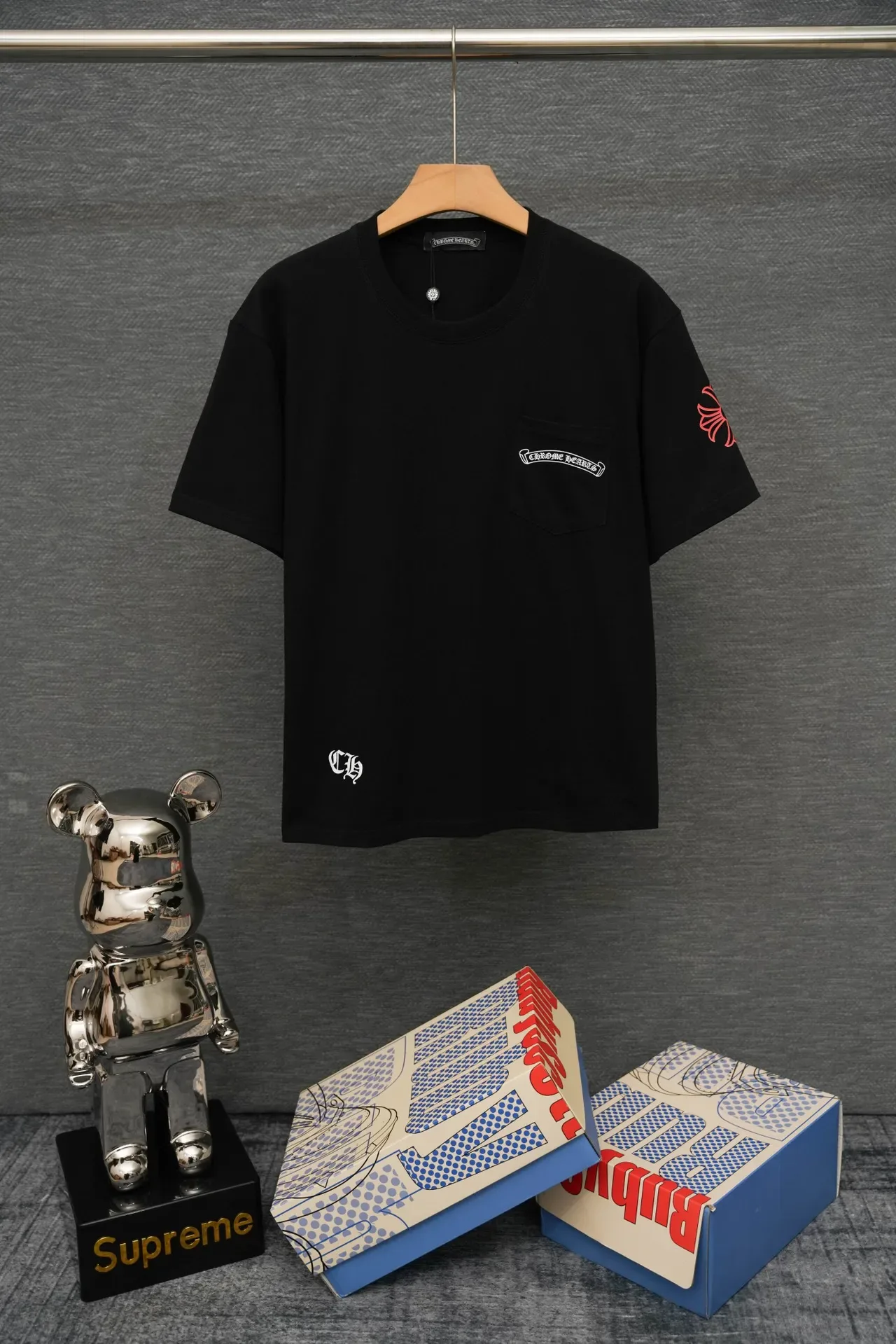 Chrome Hearts U.S.A. Banner Graphic Black T-Shirt 2