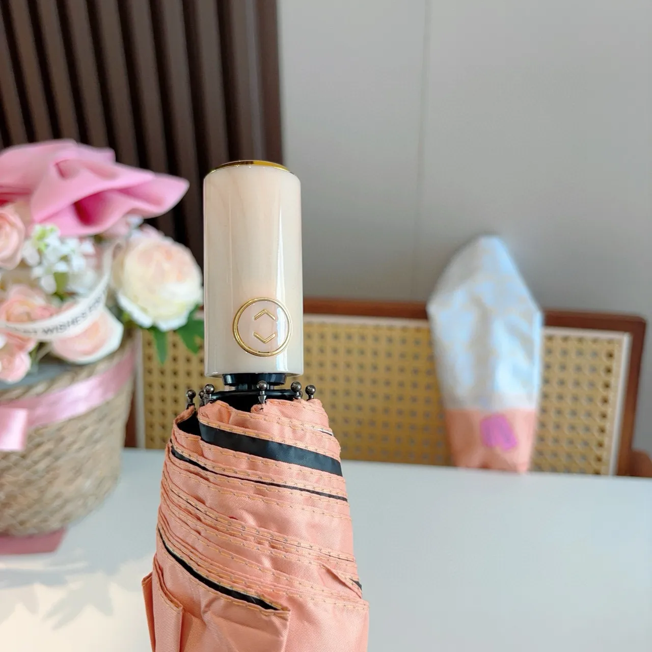 Coach Impression Signature Beige Rose Canopy Borde Pêche Sac à main 6