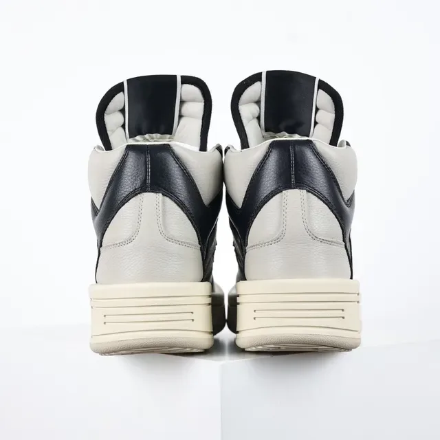 Converse Beige Negro Zapatillas Lifestyle de Cuero Superior de Alto Tobillo 8