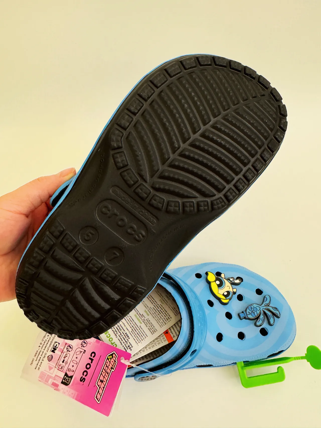 Crocs Classic Clog Verde Lima Remoinho Chinelo Infantil 21