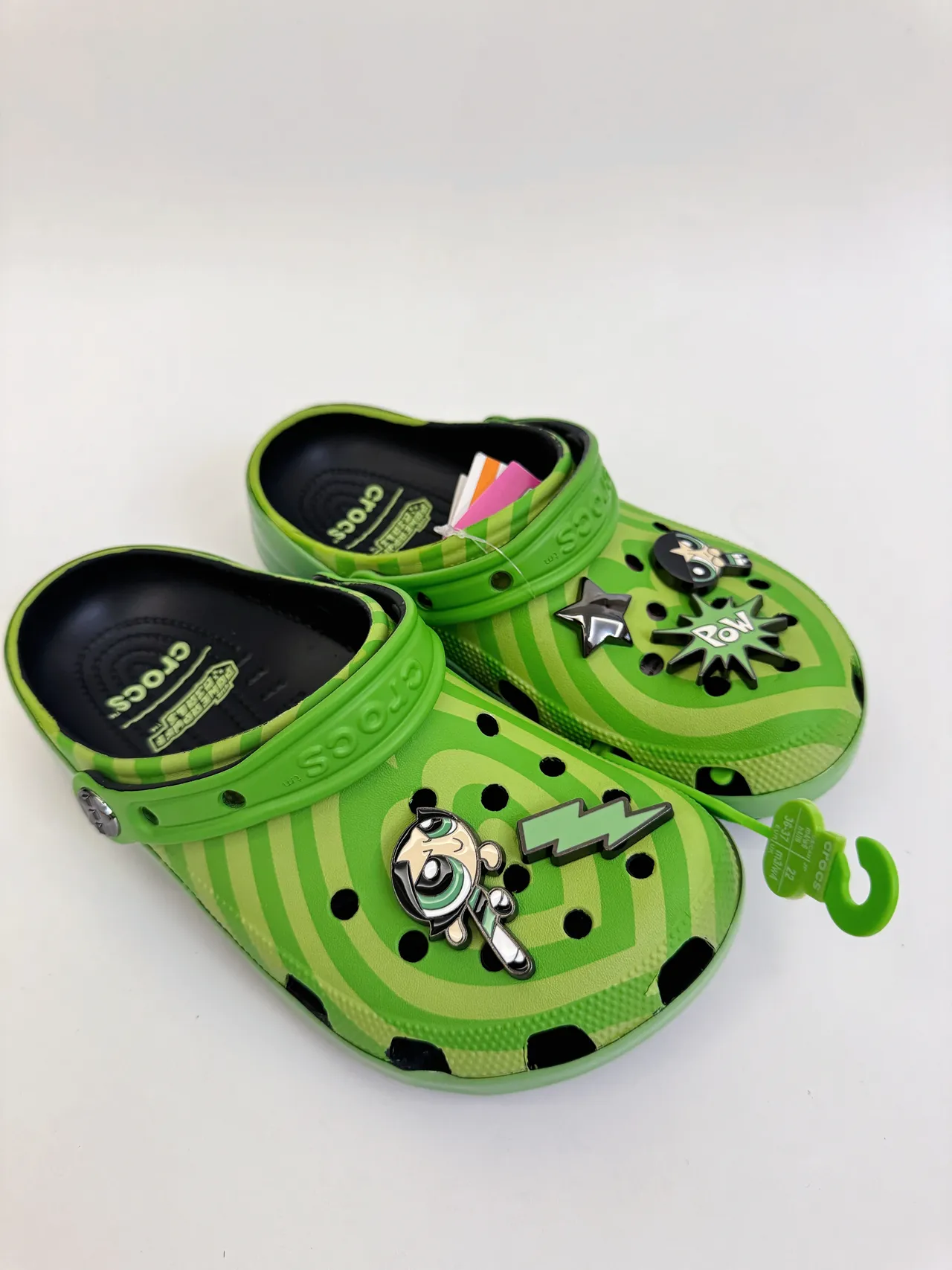 Crocs Classic Clog Verde Lima Remoinho Chinelo Infantil 23