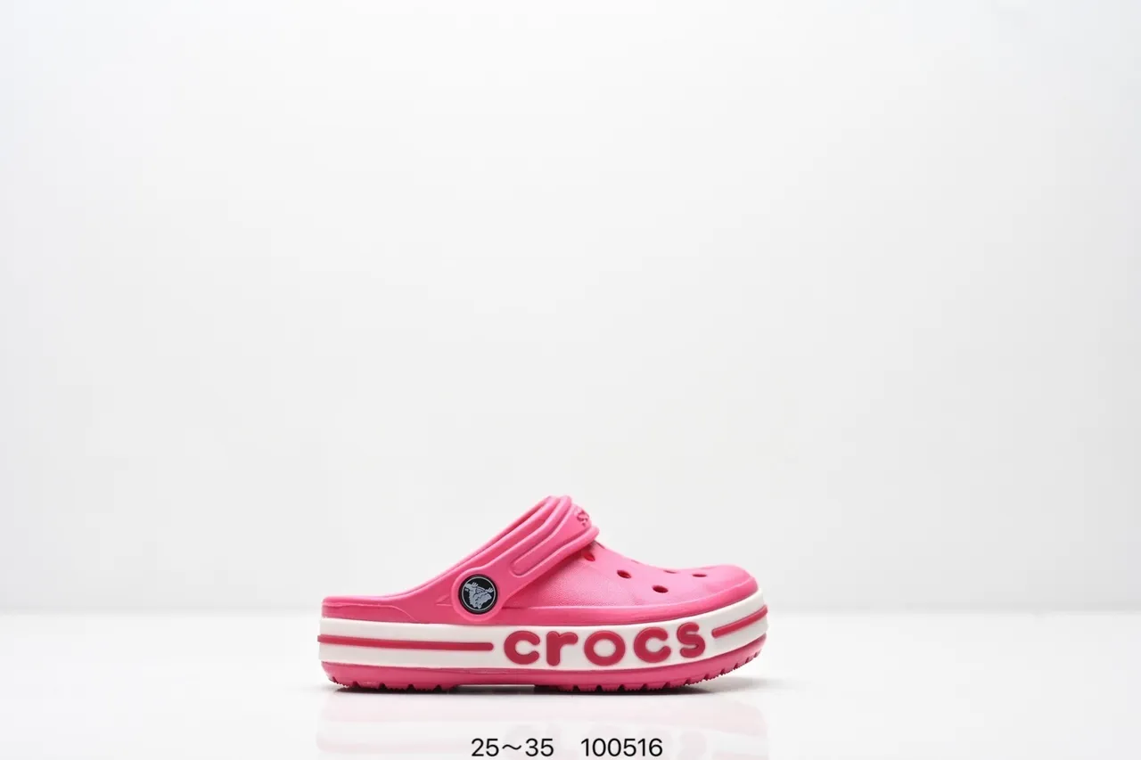 Crocs Classic Clog rosa rojo espuma moldeada ventilada Clog 22