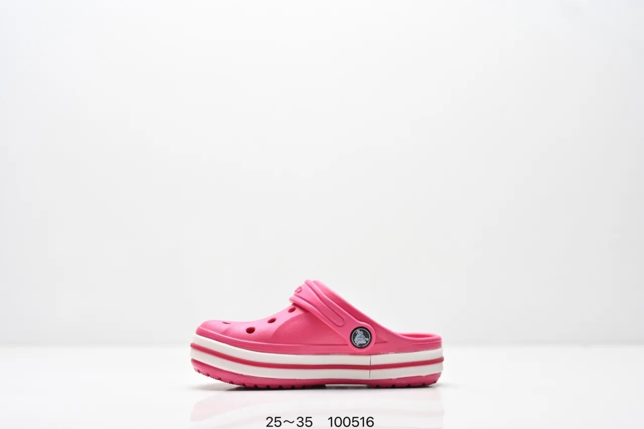 Crocs Classic Clog rosa rojo espuma moldeada ventilada Clog 23
