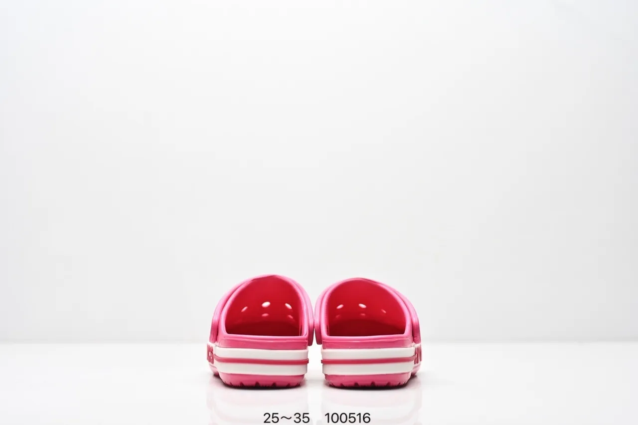 Crocs Classic Clog rosa rojo espuma moldeada ventilada Clog 24