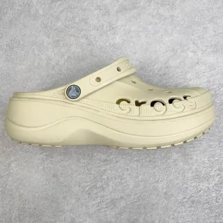 Crocs Echo Clog Beige Plataforma Espuma Zueco