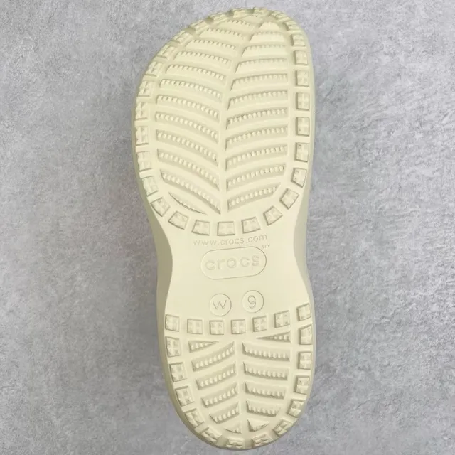 Crocs Echo Clog Beige Plataforma Espuma Zueco 2