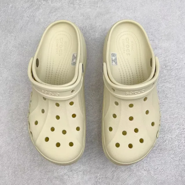 Crocs Echo Clog Beige Plataforma Espuma Zueco 9