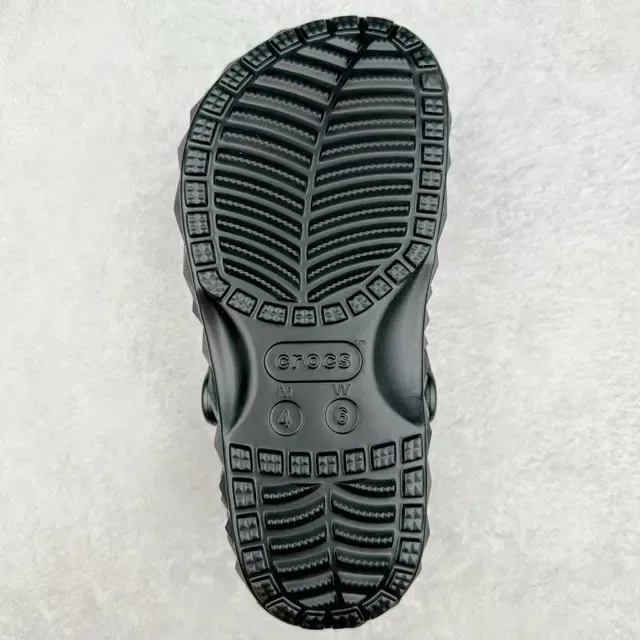 Crocs Echo Clog Black Geometric Faceted Clog 2