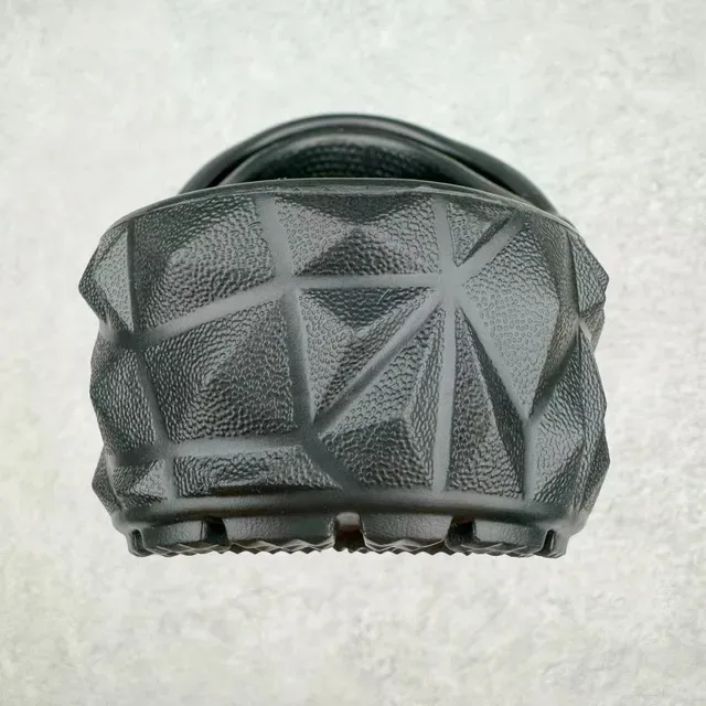 Crocs Echo Clog Black Geometric Faceted Clog 3
