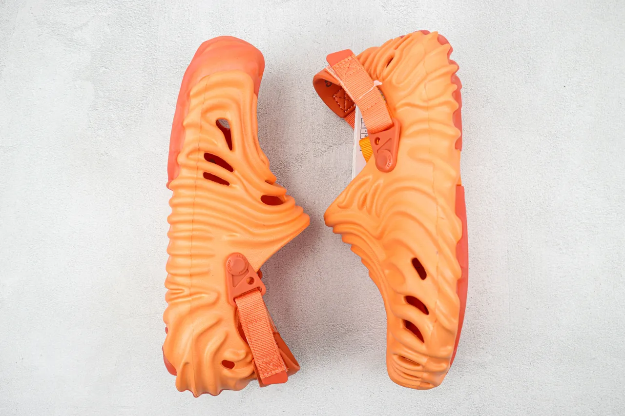 Crocs Echo Clog Orange Molded Foam Clog 3