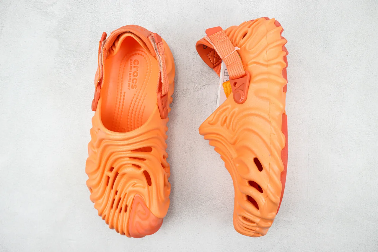Crocs Echo Clog Orange Molded Foam Clog 4