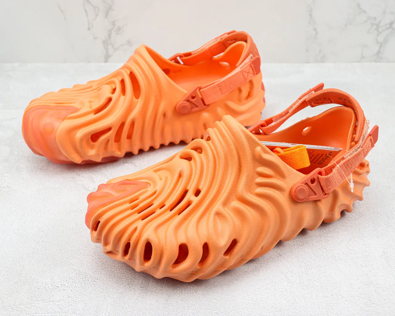 Crocs Echo Clog Orange Molded Foam Clog 5