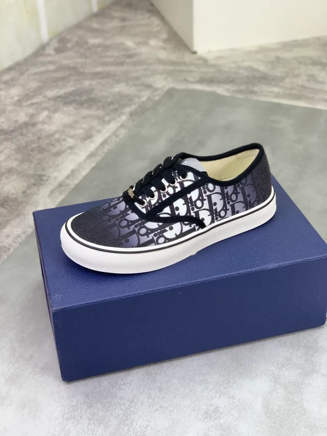 Dior B23 Monogram-Print Canvas Lifestyle Sneakers 4