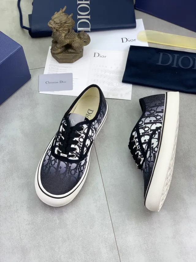 Dior B23 Monogram-Print Canvas Lifestyle Sneakers 5