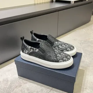 Dior B23 Monogram Slip-On Lifestyle Sneakers