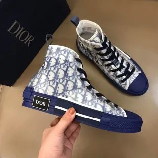 Dior B23 Oblique Monogram Navy Lifestyle Sneakers