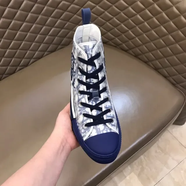 Dior B23 Oblique Monogram Navy Lifestyle Sneakers 4