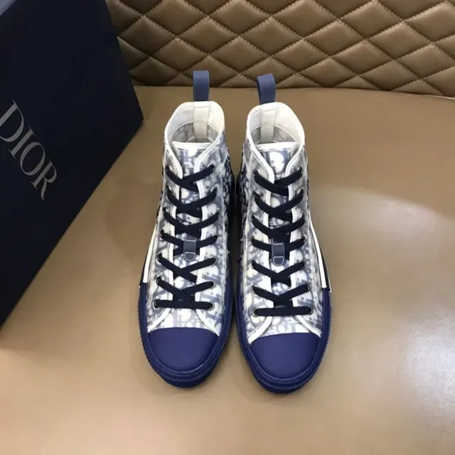 Dior B23 Oblique Monogram Navy Lifestyle Sneakers 5