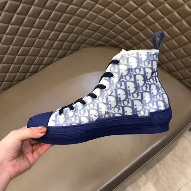 Dior B23 Oblique Monogram Navy Lifestyle Sneakers 6