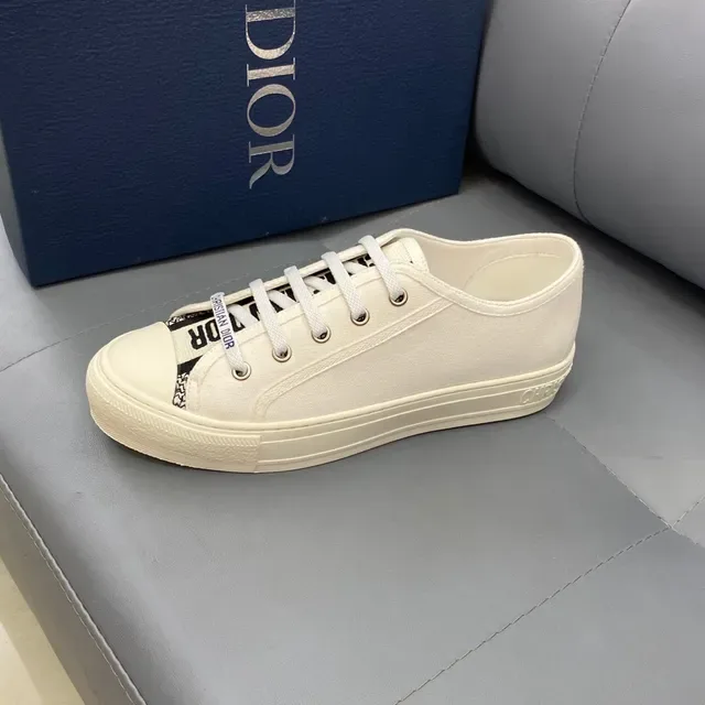 Dior B23 Off-White Canvas Lifestyle Sneakers 5