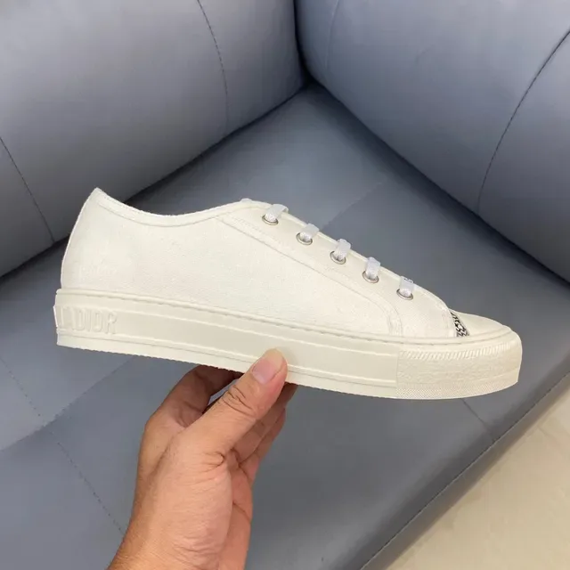 Dior B23 Off-White Canvas Lifestyle Sneakers 6