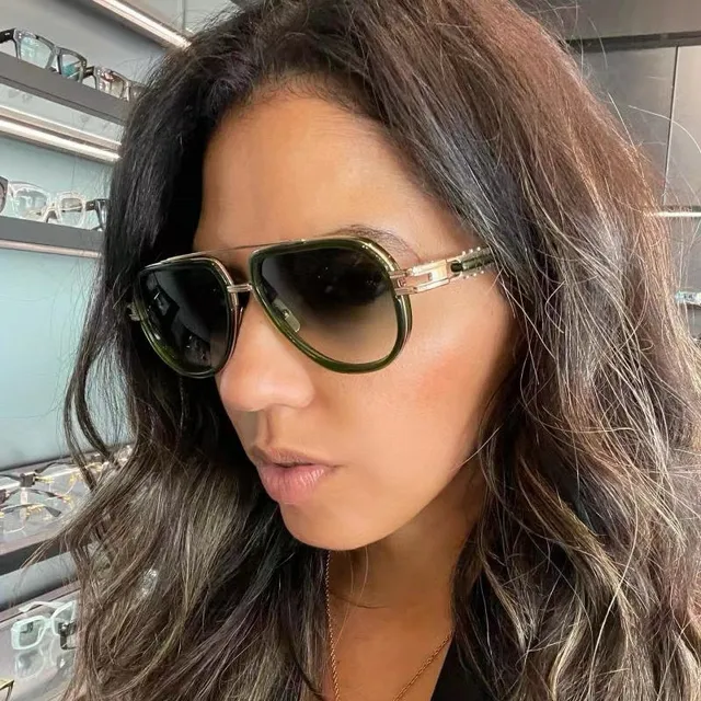 Dior Black Aviator Silhouette Double Bridge Construction Sunglasses 6