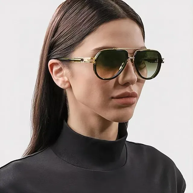 Dior Black Aviator Silhouette Double Bridge Construction Sunglasses 9