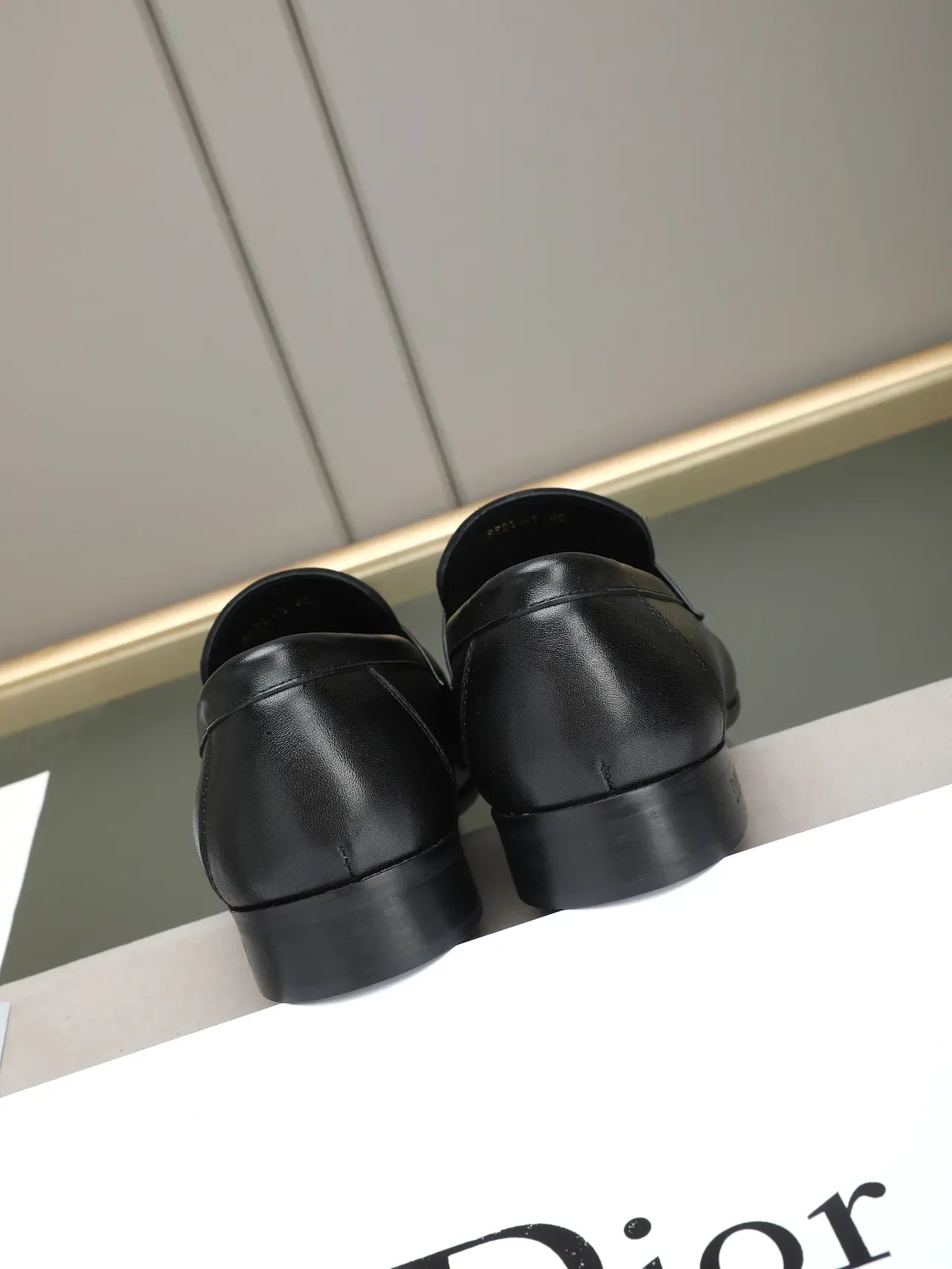 Dior Black Leather Penny Loafer 3