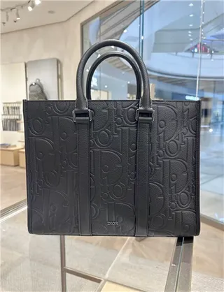 Dior Book Tote bolsa tote Bege e Navy Oblique Monogram 13