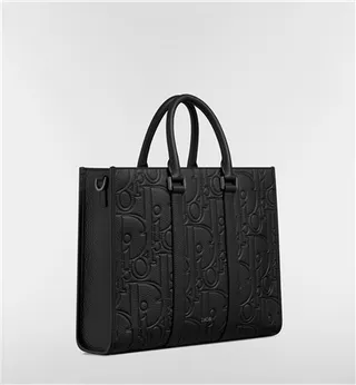 Dior Book Tote bolsa tote Bege e Navy Oblique Monogram 15