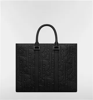 Dior Book Tote bolsa tote Bege e Navy Oblique Monogram 16