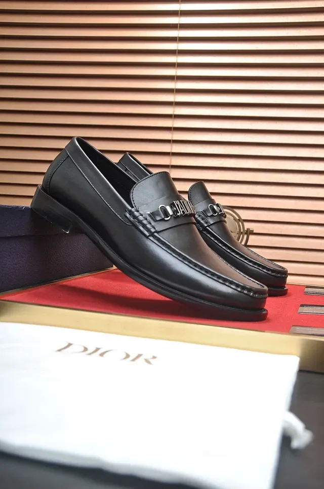 Dior Horsebit Loafer Black Leather Loafers 3