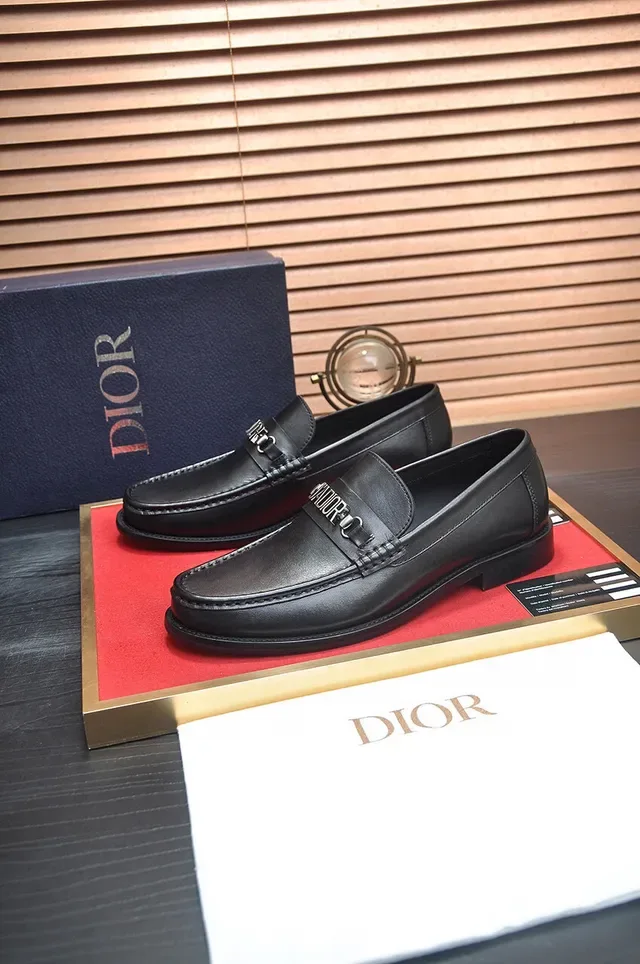 Dior Horsebit Loafer Black Leather Loafers 4