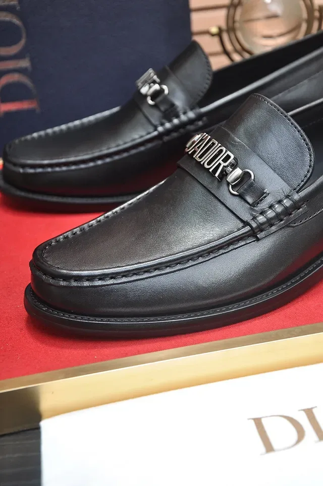 Dior Horsebit Loafer Black Leather Loafers 8
