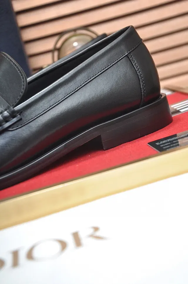 Dior Horsebit Loafer Black Leather Loafers 9