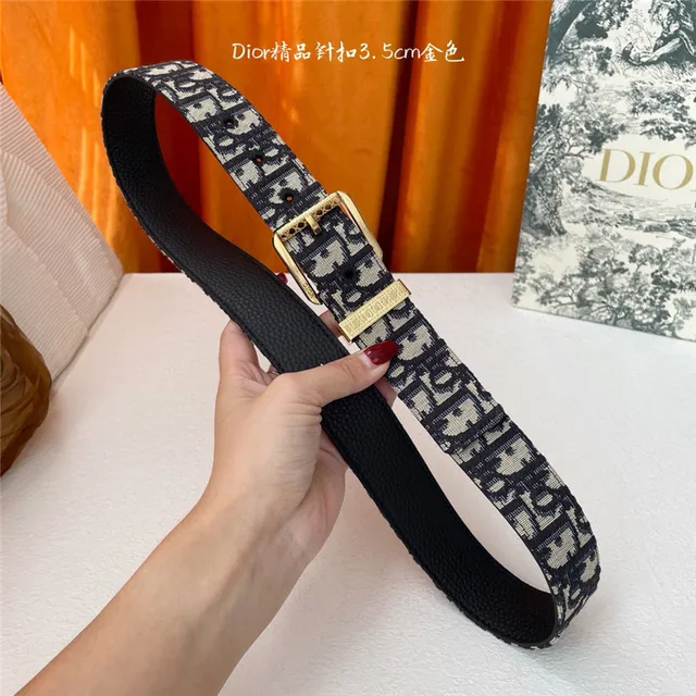 Dior Oblique Preto Prata Embossado Monogram Gunmetal Fivela de pino Cinto de couro 8