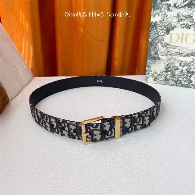 Dior Oblique Preto Prata Embossado Monogram Gunmetal Fivela de pino Cinto de couro 9