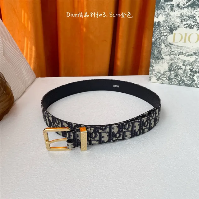 Dior Oblique Preto Prata Embossado Monogram Gunmetal Fivela de pino Cinto de couro 12